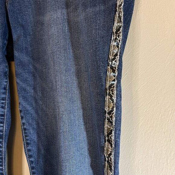 Kut From The Kloth Womens Jeans Size 18 Donna Ankle Skinny Tuxedo Racer Stripe - Picture 3 of 7